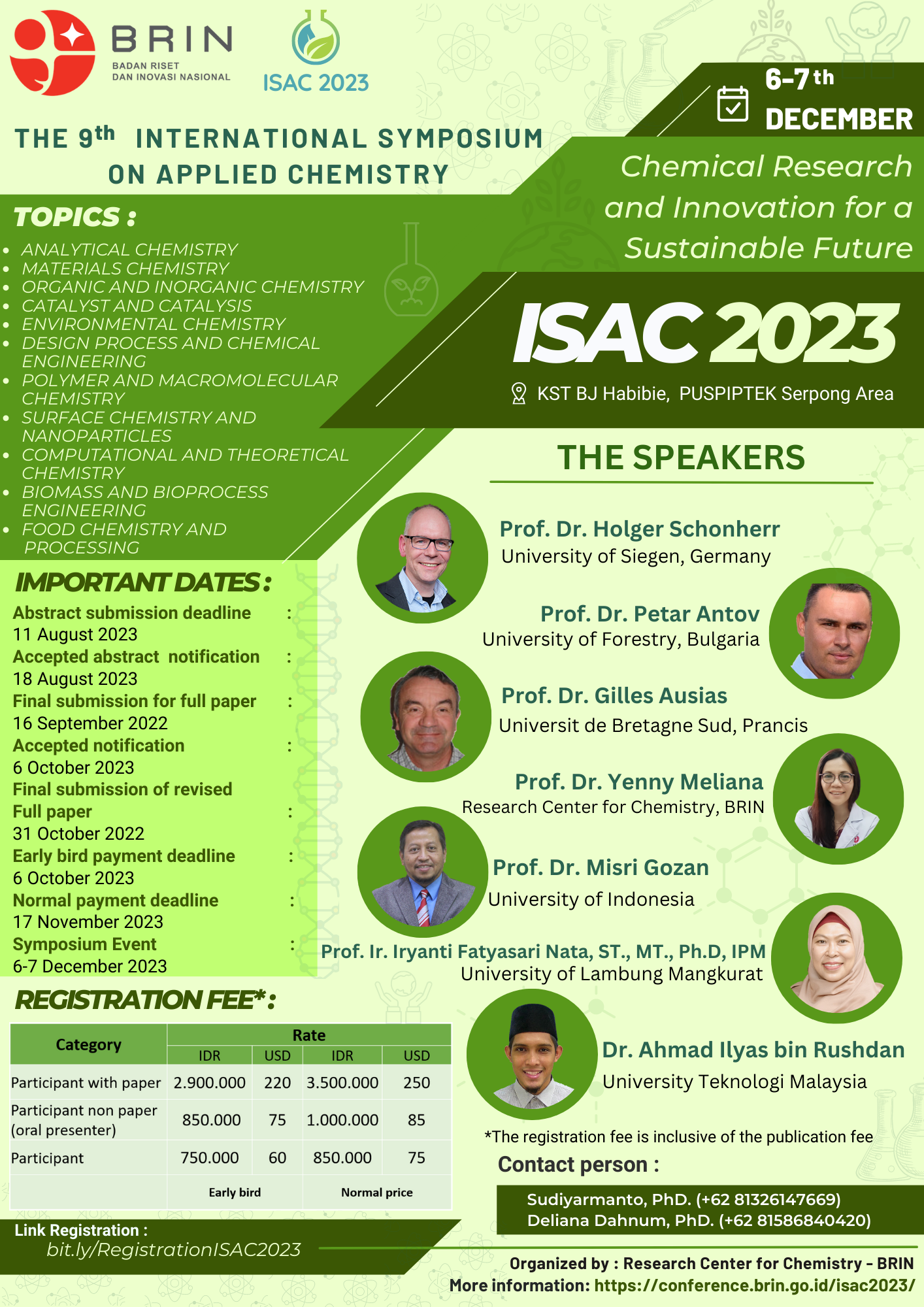 ISAC 2023 Conference BRIN